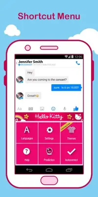 Hello Kitty Official Keyboard android App screenshot 0