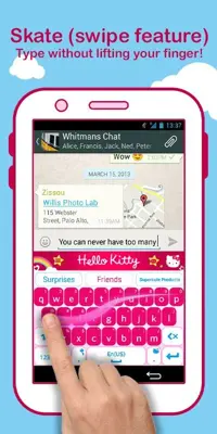 Hello Kitty Official Keyboard android App screenshot 1