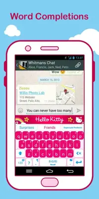 Hello Kitty Official Keyboard android App screenshot 2