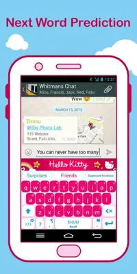 Hello Kitty Official Keyboard android App screenshot 3